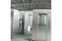 China Automatic PLC Control Pass Box Air Shower 1.2mm Cold Rolled Plate Structure supplier