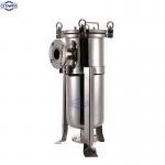 Industry stainless steel bag filters on water purifier filtration system for sale