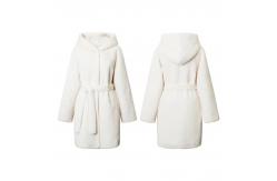 China Fuzzy Cardigan Faux Fur Jacket Fall Fashion Hooded Faux Fur Winter Coat supplier