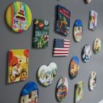 Custom Photo Magnets Sublimation Plastic Fridge Magnet Blanks for sale