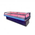 Top-Notch Meat Fish Cooked Food Display Freezer For Supermarket / Retailers for sale