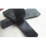 Garment Sleeve Custom Clothing Patches TPU Velcro Dull Polish Surface With Shiny Embossed Plastic Logo for sale