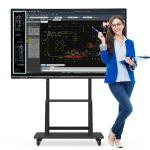 Windows10 Non-Reflective Glass Interactive Touch Screen for sale