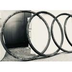 Black Color Cool Bike Stickers / Custom Bike Wheel Decals Various Size for sale