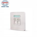 ANSHI RJ45 86x86mm Single Hole Panel Telecommunication Face Plate