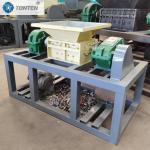 Wood Cardboard Circuit Board Zinc Double Shaft Shredder Machine for sale