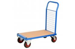 China Foldable Hand Truck 500 Kg Heavy Duty Platform Trolley For Warehouse supplier