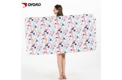 China Personalized Unique Sublimated Beach Towels 80 Polyester 20 Polyamide Microfiber supplier