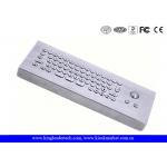 IP65 Rated Industrial Computer Desktop Mini Metal Keyboard With Trackball