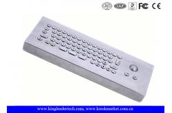 China IP65 Rated Industrial Computer Desktop Mini Metal Keyboard With Trackball supplier