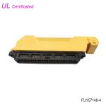 Centronics 64 Pin IDC Female Connector with L Shape Plastic Cover for sale
