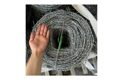 China Double Twist Spool Of Galvanized 12#*14# Barbed Wire For Security Fencing supplier