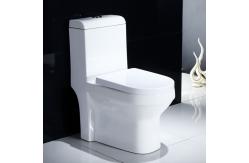 China Seamless Porcelain One Piece Elongated Water Closet With Easy To Clean supplier