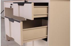 China Customized High Modern Design Stainless Steel Office Desk Metal Top supplier