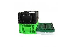 China 120mm Height Pp Plastic Storage Crate 5L Light Green For Vegetable supplier