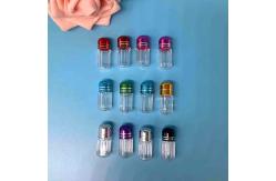 China 2ml Capsule Packaging Bottles Hot Stamping 11mm Small Pill Jars supplier