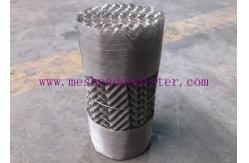 China Wire Mesh 150MM Metal Structured Packing 500X SS304 supplier