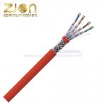 Custom SFTP Twist Pairs Cat 8 Cat 7A CAT 7 Ethernet Cable Aluminum Foil for sale