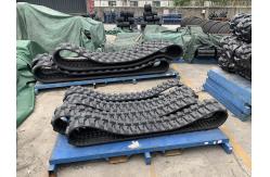 China Pint Sized Rubber Tracks Fireproof For Hydraulic Mini Excavator supplier