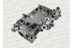 China EC210 D6E Engine Oil Cooler Cover For Deutz BF4M2012  Excavator 21099784 supplier