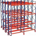 Q235 Double Deep Pallet Racking System , Industrial Warehouse Racking Systems for sale