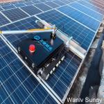 Water / Waterless Dry Cleaning 1.2MW Robotic Cleaners For Maximized Solar Output for sale