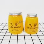 210mm Screw Cap 350ml Disposable Juice Containers for sale