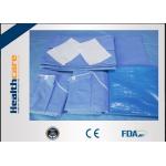 Sterile C - Section Disposable Surgical Packs With Mayo Cover Waterproof for sale