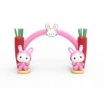 Rabbit Carrot Party Inflatable Event Arches 6*6m For Outdoor Activities