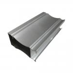 High Glossy Brush Silver Anodized Aluminum Profiles Glass Window and Door Curtain Wall Frame Office Building for sale