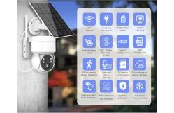 China 4G WiFi Practical Solar Panel Security Camera PTZ Outdoor Indoor supplier