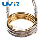 Circular Infrared Ir Heat Lamp 380V 2700W Gold Coating Quartz tube for sale
