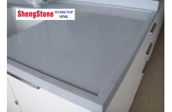 China High Performance Grey Epoxy Resin Laboratory Countertops With Molded Marine Edge supplier
