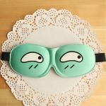 Soft 3D Memory Foam silk Sleep Eye Pillow 19*11cm Anti wrinkle