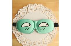 China Soft 3D Memory Foam silk Sleep Eye Pillow 19*11cm Anti wrinkle supplier