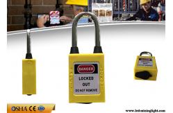 China OEM 38mm Steel Dustproof Industrial Safety Lockout Padlocks with Key Alike supplier