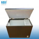 China 230L Energy Saving Manual Defrost Freezer With Sliding Glass Door for sale