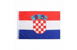 China 75D Woven Polyester Garden Flags Single Sided  For Advertising supplier