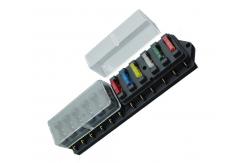 China Marine 40A Circuit Fuse Block 12 Slots Fuse Box Holder 42mm supplier