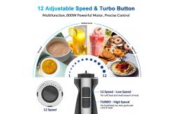 China 800 Watt Immersion Stick Blender Multifunction Easy Clean Dishwasher Safe supplier