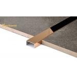 3048MM Length Mirror Tile Trim PVD Rose Gold Stainless Steel U Trim for sale