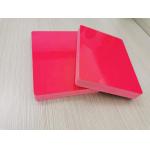 13mm 4x8ft Red Color PVC Foam Board With Glossy Surface For Signage for sale