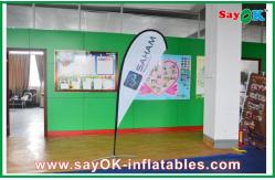 China Advertsing Teardrop Flag Feather Customized With Logo Printing H 2.5m supplier