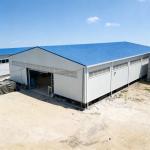 China Customizable Multi-Bay Steel Structure Warehouse Prefabricated Storage Shed for sale