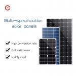 High Efficiency Waterproof Transparent BIPV Solar Panels 280W With Protective Frame for sale