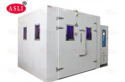 China Simulate UV Xenon Lamp Temperature Combined Accelerated Weathering Test Machine Walk In Room supplier