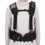 Medium Soft Quick Release Bag Dual Straps Oxford Tool Bag Black for sale