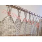 Height 3m Width 8m Titanium Plating Silver Chain Mail Ring Mesh Closure Curtain for sale