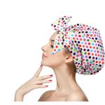 Adjustable Extra Large Shower Cap For Long Hair SGS Approved 7.5 Inch for sale