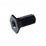 Black Anodized Aluminum Threaded Hollow Hex Bolt Hex Head Hollow Bolt for Wiring for sale